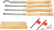 Wood Lathe Chisel Set Accurate Stable Cutting Lathe Turning Tool Woodworking 4PCS