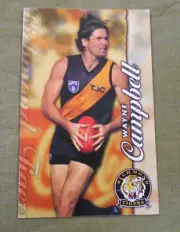 #FF. WAYNE CAMPBELL, RICHMOND TIGERS, AFL GREETING CARDS - IMPRESSION MARKS