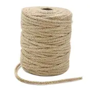 Jute Twine, 200Feet 3.5mm Braided Jute Rope, Natural Twine String for Crafts,