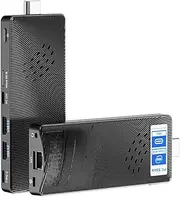 HEIGAOLAPC Mini PC Stick Win 11 Pro,N4000 4GB DDR4 RAM 64GB eMMC Mini Computer, Plug and Play Dual WiFi 5.0/BT4.2/4K HD/USB PD3.0 Business Office Industrial IOT Media Home
