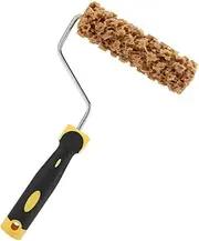 Textured Pattern Paint Roller Brush with Handle for Creative Wall Decoration