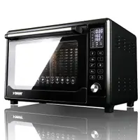 在飛比找ETMall東森購物網優惠-山崎42L不鏽鋼微電腦控溫全能電烤箱/黑色 SK-4685M