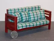 Dollhouse Miniature Living Room Sofa Mahogany 1:12 inch scale N75 Dollys Gallery