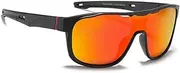 [HCHES] Windproof Sports Sunglasses Polarized Mirror Sunglass for Men/Women Car Driving Sun Glasses