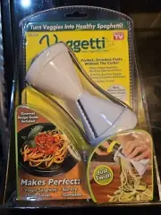 Vegetti Spiral Vegetable Slicer Cutter Makes Veggie Pasta AS SEEN ON TV NEW
