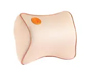 C11 Beige Car Headrest Neck Pillow Memory Foam Pillow Car Seat Neck Pillow Car Cervical Pillow Lumbar Car Supplies