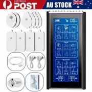 3-in-1 TENS EMS Machine Massager Electric Acupuncture Muscle Pain Relief 10 Pads