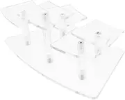 Multi-layer Hand-held Display Rack Clear Stand Glass Figurines Figure Display Stand Perfume Organizer Stand Clear Jewelry Stand Desktop Stand Acrylic Shelf Dressing Table