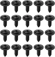LT Easiyl 20Pcs 24mm x 6mm Cross Self Tapping Screws Bumper M6 Fixed Auto Car Body Fender Screws Metal Rivet Fastener for Fenders Wheel Arches Bumpers Compatible with Alfa