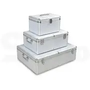 Traderight CD DVD Case Storage Box Bluray Lock Portable Aluminium Holder 240/500/1000 Discs