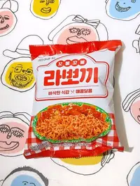 在飛比找Yahoo!奇摩拍賣優惠-韓國辣炒年糕拉麵口味點心麵80g