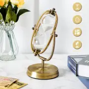 Hourglass Timer 30 Minutes Sand Clock Timer Vintage Metal Sand Watch♧