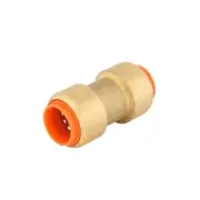 SmarteX C 3 / 4" Push Fit Brass Copper Straight Coupling Plumbing Fixtures