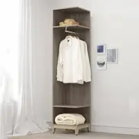在飛比找momo購物網優惠-【MUNA 家居】艾洛利1.5尺轉角櫃/共兩色(衣櫥 衣櫃 