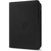 Premium Zip Card Binder, Fabmaker 9 Pocket Trading Card Binder, PU Cover Zipp...