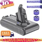 For Dyson V6 SONY 9500mAh Battery Animal Absolute SV03 SV04 SV06 SV09 DC61 DC62