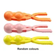 3Pcs Double Ball Snowball Maker Clips Multifunctional Sand Mold Tool for Kids AU