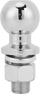 Forged Steel Trailer Hitch Ball, 2 Inch Diameter, 5000lbs Towing Capacity, for Trailers, Boats, Campervans, ATVs, Pickups and SUVs, Chrome Finish, Easy to Install