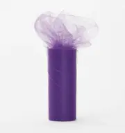 New! 22 Metres PURPLE Tulle Fabric DIY Roll Spool Wedding Party Events Decor