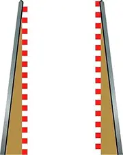 [Scalextric] Lead in/Lead Out Borders & Barriers (Pack of 2)