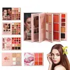 78 Colors Three Page Book Eyeshadow Palette Pearlescent Multi Color Makeup ✿