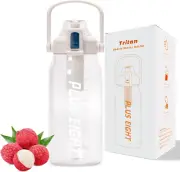 Water Bottles 32 Oz Motivational Water Bottles with Time Marker to Drink Leak-P