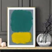 Green Yellow By Mark Rothko Canvas Wall Art