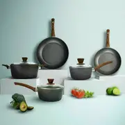 8pcs/set Cookware Set Frypan Casserole Saucepan Pot Non-stick Fry Pan Cooking
