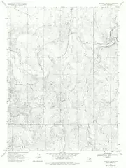 Topographical Map - Southam Canyon Utah Quad - USGS 1968 - 23 x 30.66
