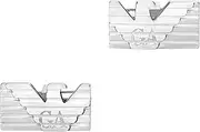 Emporio Armani Stainless Steel Cufflinks for Men