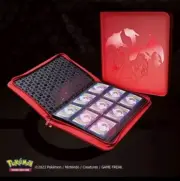 UltraPro Pokemon Elite Series Embossed Charizard 9-Pocket Zipped Binder 360 Card