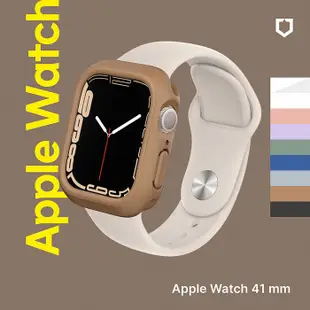 RHINOSHIELD 犀牛盾 Apple Watch 9/8/7 共用 41mm Crashguard NX模組化防摔邊框手錶保護殼循環灰