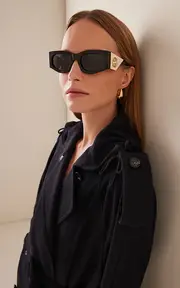 [Gucci] Square-Frame Tortoiseshell Acetate Sunglasses
