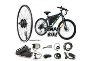 eBike Conversion kit 350W 26" Front Hub Electric Bike Conversion Kit 15Ah Battery 60km with PAS