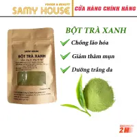 在飛比找蝦皮購物優惠-有機綠茶粉面膜 Samy House - 100% Pure