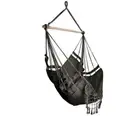 Cozy Indoor Outdoor Hanging Hammock Chair Vintage Macrame Swing Seat