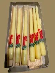Vintage 1970s Classic Hark Angel Christmas Candlesticks New In Box~Qty 6