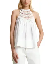 A.L.C. Reina Linen-Blend Top