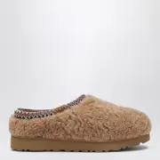 [UGG] Tasman Maxi Curly chestnut-coloured slipper 5 US Brown