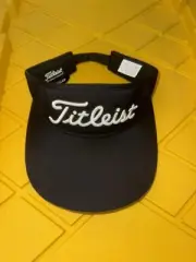 Titleist Sundrop Black Adjustable Embroidered Sun Visor Cap Women's OSFM