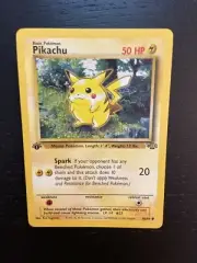 Pokemon Pikachu 1st Edition Jungle 60/64 1999 Card Non Holo - Original Owner