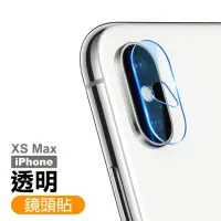 在飛比找momo購物網優惠-iPhone XS Max 鏡頭 9H鋼化玻璃膜 透明 保護