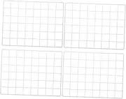 HAWILLOSCH 4pcs Display Stand Wall Grid Photo Display Wire Wall Grid White Iron