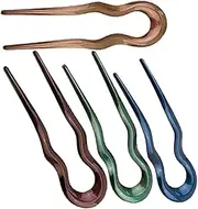 NOLITOY 4pcs Retro Forks French Hair Pins for Women Long Hair Updo Bun Accessory