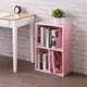 TZUMii 亞瑟三格收納櫃/書櫃/置物櫃/空櫃-多色可選/ 粉紅色