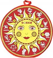 DOKKIA Tortilla Warmer Taco 12 Inch Insulated Cloth Pouch - Microwavable Use Fabric Bag Servers Holder to Keep Flour Burrito Warm (12 Inch, Zodiac Constellation Horoscope Sunsburst)