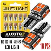 AUXITO T10 194 168 192 LED Interior Door Dome Trunk Map Light Bulbs Red 14E EOA (for: Audi)
