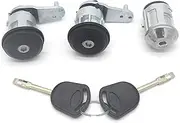 Ignition Switch Front Left Right Door Lock Barrel, for Ford, Escort MK5 MK6 1004152 94AGA22050DB(3PCS)