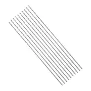 10Pcs Long Twist Drill Bit 1.2mm High-Speed Steel 75mm / 2.95 Jobber Bits Set