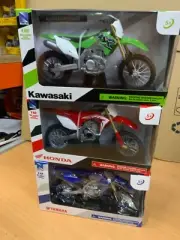 NewRay 1:12 Die-Cast Motocross MX Toy Model Bike Combo Kawasaki Honda Yamaha